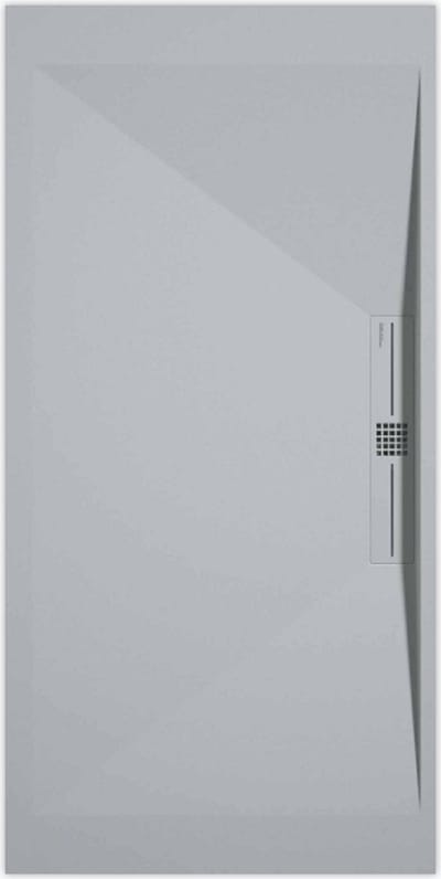 Sanifun douchebak Stone Side Gray 7035 Smooth 900 x 900 P