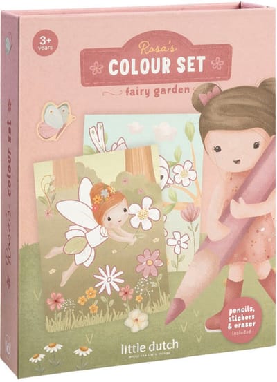 Little Dutch kleurset Rosa Fairy Garden - complete set - cadeautip - creatief speelgoed