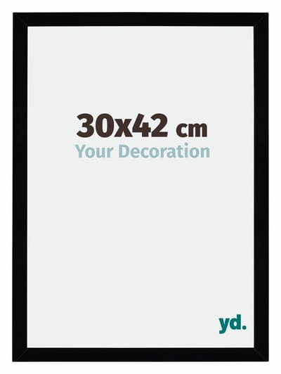 Your Decoration - Fotolijst 30x42 cm - MDF - Zwart Hoogglans - Mura