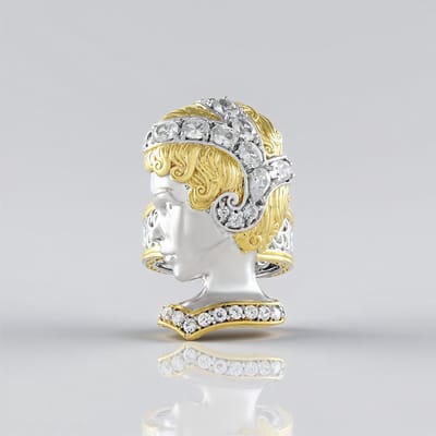 Cavill - Zilveren Ring met Cambodjaanse Zirkoon 2,653 ct - 925 Sterling Zilver - Ovaal & Peervormige Zirkonia's - Elegante, Moderne Ring