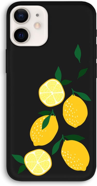 Case Company® - Hoesje geschikt voor iPhone 12 hoesje - You're my lemon - Biologisch Afbreekbaar Telefoonhoesje - Bescherming alle Kanten en Schermrand