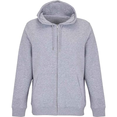 SOLS Calipso Full Zip Hoodie voor volwassenen (Grijze Melange)