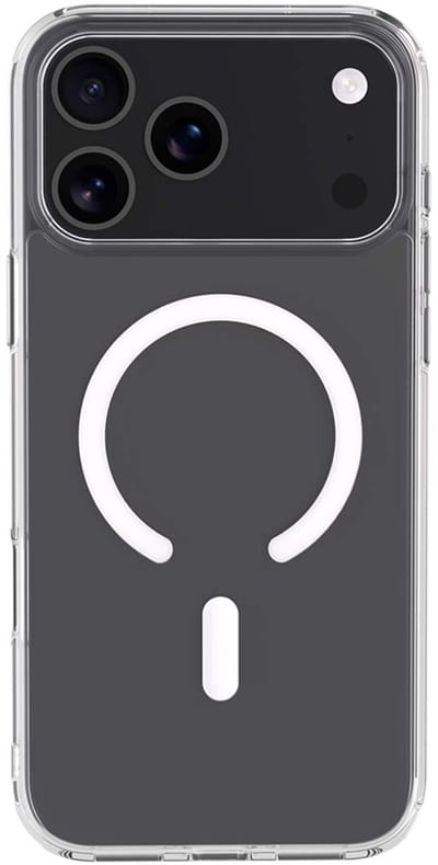 Bigben Connected, Hoesje geschikt voor iPhone 17 Pro Max - Hybride Series MagSafe Ultra Flexibel & Hardcase, Transparant