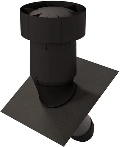 Ubbink Ventus dakdoorvoer 15-55 graden 160-150mm (0169885)