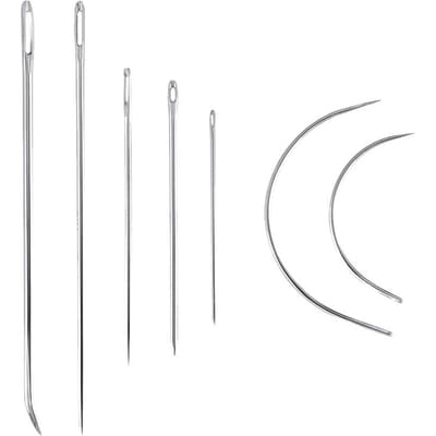 Kit de couture cuir 0.8mm 65m Fil ciré en nylon Cordon de réparation Aiguille à coudre le cuir DIY pour cuir Toile Tente Chaussures Outil de réparation white