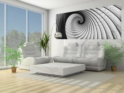 Abstract Swirl Photo Wallcovering