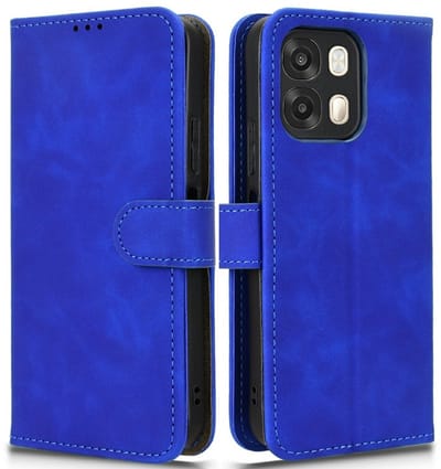 Coverup Hoesje - Geschikt voor OPPO A6 5G Hoesje - Coverup Book Case - Blauw