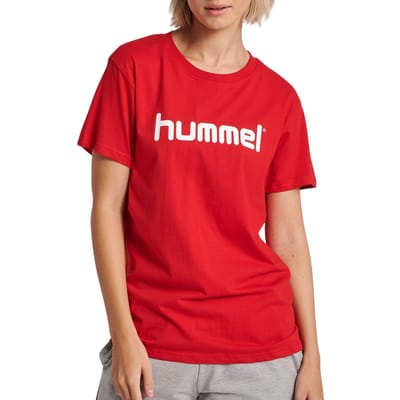 Hummel Go Cotton Logo Shirt Dames - Maat XS