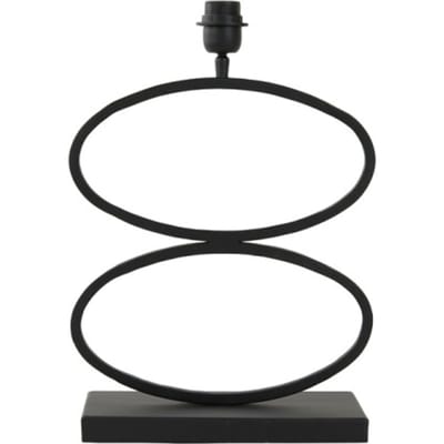 Light & Living Tafellamp Stelius 42cm - Mat Zwart (excl. kap)