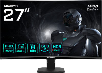 GIGABYTE GS27FCA - Full HD VA Gaming Monitor - 200Hz - 27 Inch