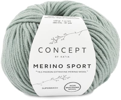 Katia Concept Merino Sport - 59 resedagroen - Wol Garen