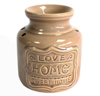 Grote oliebrander voor thuis - Grijs - Love Home Sweet Home