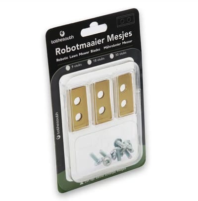 To the South® Robotmaaier Mesjes titanium geschikt voor ECOVACS GOAT G1 - 3 stuks