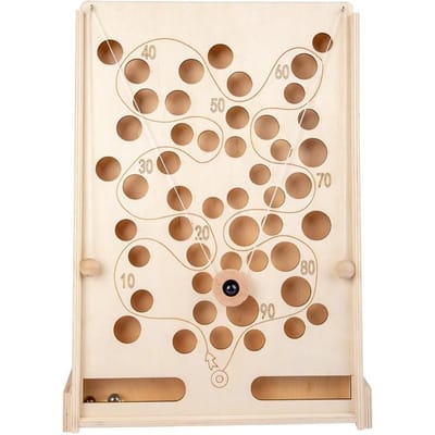 Montessori Fijnmotorische Sensorische Training Knikkerbord Spel Kinderen Hand-Oog Coördinatie Piraat Getal Knikker Educatief Speelgoed beige