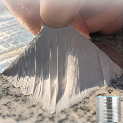 Waterdichte Afdichtingsband Aluminiumfolie Butyl Rubber Voor Dak, Leiding en Boot Reparaties - 10cm x 5m