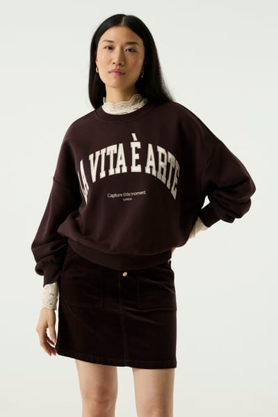 Garcia Trui Sweater Met Tekst T260262 4478-hazel Bloom Dames Maat - XXL