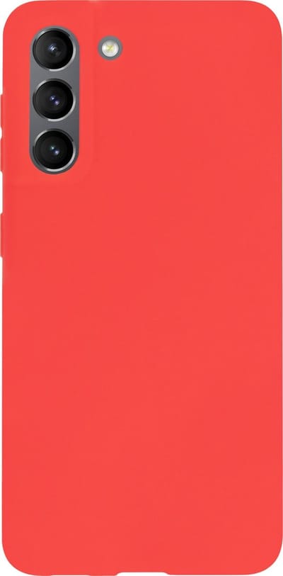BMAX hoesje geschikt voor Samsung Galaxy S21 - Dun en beschermend telefoonhoesje - Case - Beschermhoesje - Telefoonhoesje - Hard case - Telefoonbescherming - Rood