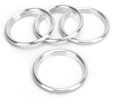 Dailygoods- Luchtuitlaatring Aluminiumlegering - Vervanging voor A3 2014-2019 - 4 Stuks - Zilveren Afwerking - Directe Vervangende Installatie - Ventilatiedecoratie