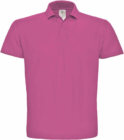 Unisex Polo 'ID.001' Fuchsia Paars merk B&C Collectie maat L