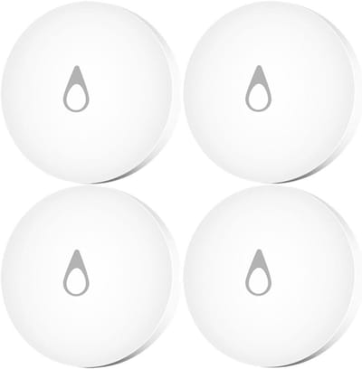 Waterlekkage Alarm - Overstromingssensor Wifi - Huis Beveiligen - Hoge Gevoeligheid Detectie - 4 stuks - Wit