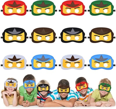 12 Peter Pan Maskers voor Kinderen - Halloween, Verjaardagsfeestjes en Cosplay - Perfecte Feestaccessoires en Cadeaus