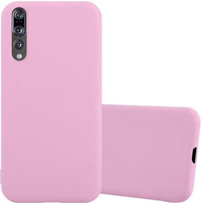 Cadorabo Hoesje geschikt voor Huawei P20 PRO / P20 PLUS in CANDY ROZE - Beschermhoes gemaakt van flexibel TPU silicone Case Cover