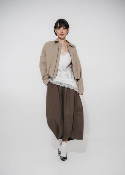 Pulse baggy lyocell pants | Army - Army / S