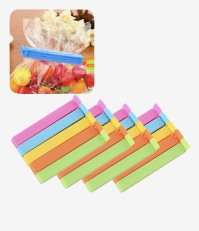 Vershoud klemmen plastic - zakafsluiters sluitclips - 20 stuks - vershoud knijpers plastic - sluitclips plastic - vershoud klemen - Snackclips - zak clips sluitklemmen - voedselclips afsluitclips - voedselclips - voedsel clips
