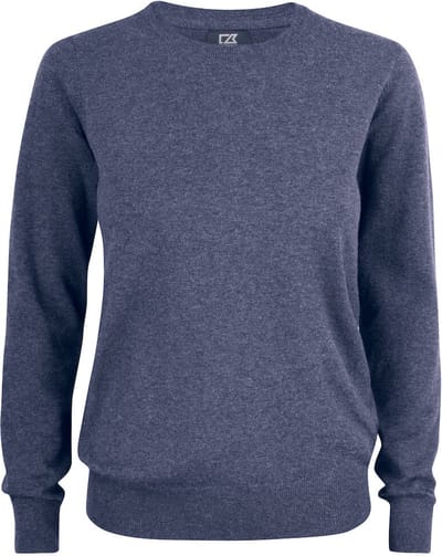 Cutter & Buck Oakville Crewneck Dames 355417 - Navy Melange - M