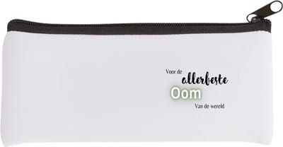 Akyol - voor de allerbeste oom van de wereld Etui - Oom - de beste oom - verjaardagscadeau - verjaardag - cadeau - cadeautje voor oom - oom artikelen - kado - geschenk - gift - 20 bij 9 cm