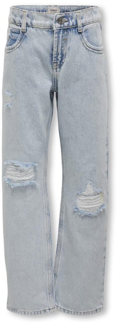 ONLY KOGDAD STRAIGHT DEST DNM CRO963 Meisjes Jeans - Light Blue Denim - Maat 146