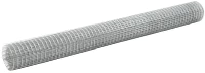 Kippengaas - Volièregaas van Verzinkt Staal - 10 x 1.5 m - Mazen 19x19 mm - Zilver - Tuinafzetting voor Pluimvee en Konijnen - Roestbestendig IJzergaas