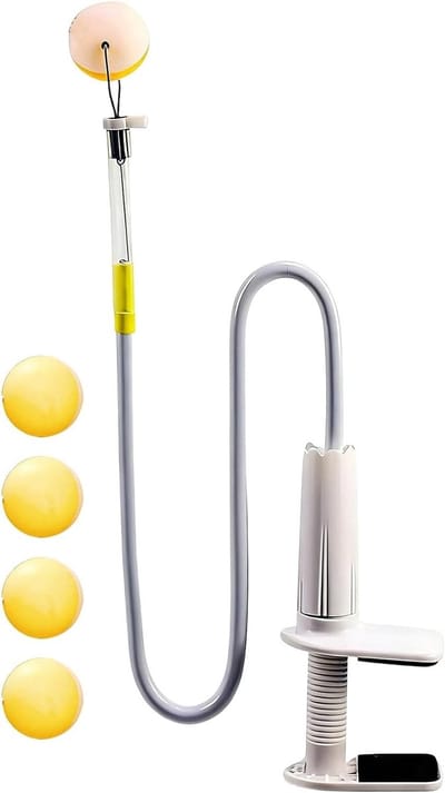 Tafeltennis Robot - Ballenwerper Trainer - Tafeltennis Oefenen - Instelbare Instellingen - 75 cm - Meerkleurig