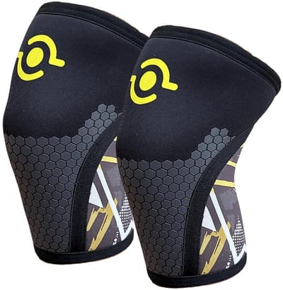 Compressie Kniesteunen 7mm Neopreen voor CrossFit en Powerlifting