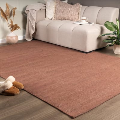NATURL. Wollen vloerkleed - Reno Bruin - 160x230cm