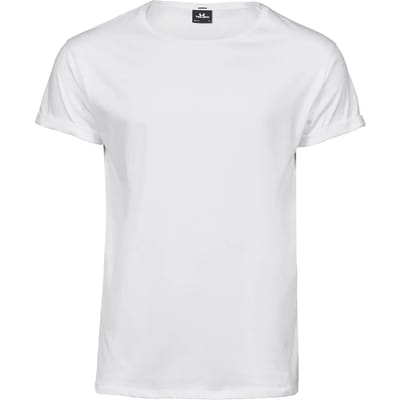 Tee Jays - Roll-Up T-shirt - White maat S