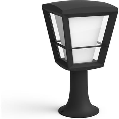 Philips Hue Econic Sokkellamp - Wit En Gekleurd Licht - Zwart - Laag
