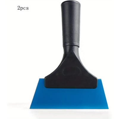 2 pièces hiver nouvelle voiture pelle à neige multifonction mini dégivrage pelle à dégivrer silicone antidérapant Pack of 2 bleu