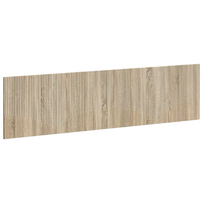 vidaXL - Wandgemonteerd - Hoofdbord - HOORN - Sonoma - Eiken - Bewerkt - hout