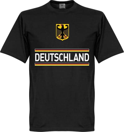 Duitsland Team T-Shirt - Zwart  - L