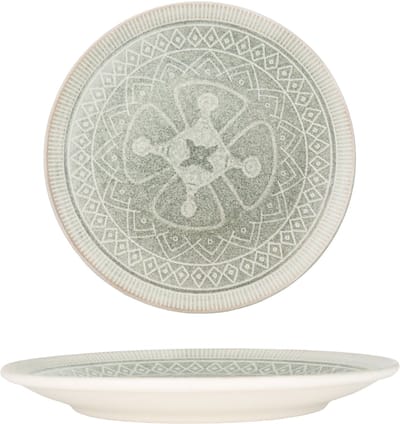 Kütahya Porselen Dessertbord - Miras - Porselein - 21 cm - set van 6