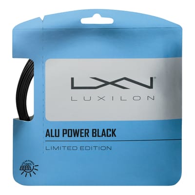 Luxilon Alu Power Black Ltd Set Snaren 12,2m-Zwart