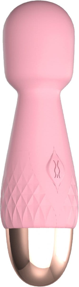 BR315 Pink – Power Escorts Mini Wand Massager De Luxe Roze