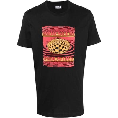Diesel Unisex Volwassenen Industrieel T-Shirt (Zwart)