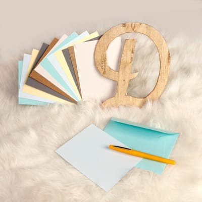 Enkele Kaarten - Papier Kaarten - Uitnodigingen Maken - Iridescent Parelglans - C6 11x15.5cm - Goud