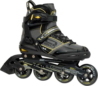 Inlineskates voor heren met comfortabele gevoerde laarzen en lichtgewicht frame