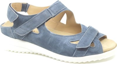 Durea, 7419 219 0864, Lichtblauwe brede dames sandalen