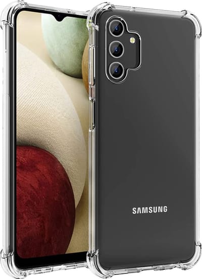 Shockproof Flexibele achterkant Silicone hoesje transparant Geschikt voor: Samsung Galaxy A13 4G