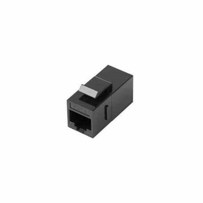 Lanberg Keystone - RJ45 UTP Koppelstuk - Kat.6 - Zwart - PoE tot 36V
