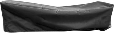 Halterbankhoes - Fitnessbank afdekking - Apparatuur beschermen - Waterdicht en ademend - 127x58x44 cm - Zwart